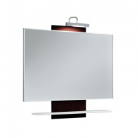 картинка N 2 к Акватон ЛОГИКА - М95 Зеркало  со светильником (венге) 