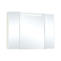 картинка N 1 к Акватон Мадрид 100 Зеркало-шкаф  со светильником