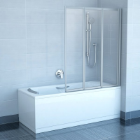картинка N 2 к Ravak VS3 100 Шторка для ванны проф сатин, стекло Transparent