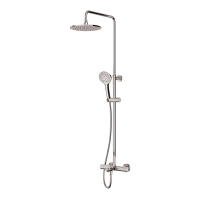 картинка N 1 к AM.PM Gem душ.система, набор: смеситель д/ванны/душа с термостатом, верхн. душ d 220 мм, ручн.душ 