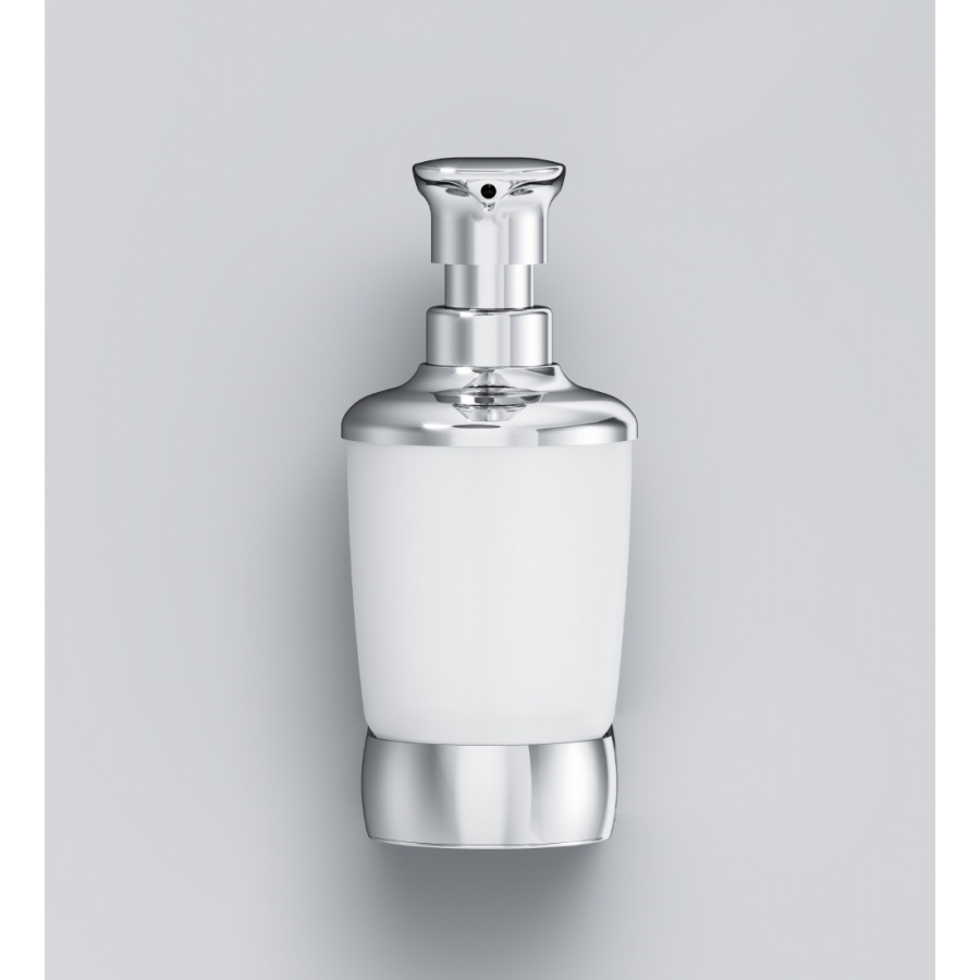 картинка N 8 к AM.PM Sensation, Стеклянный диспенсер для жидкого мыла с настенным держателем, хром 