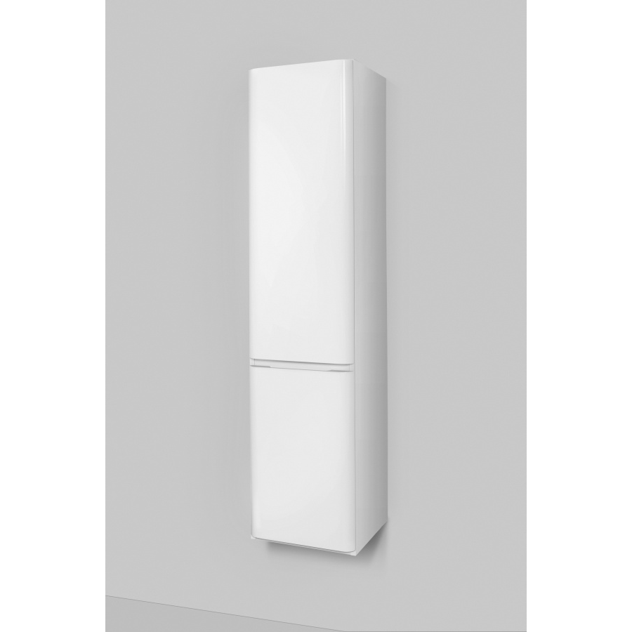 картинка N 10 к AM.PM BLISS, шкаф-колонна подвесной, левый, 34см, двери с доводчиками, белый,глянец 