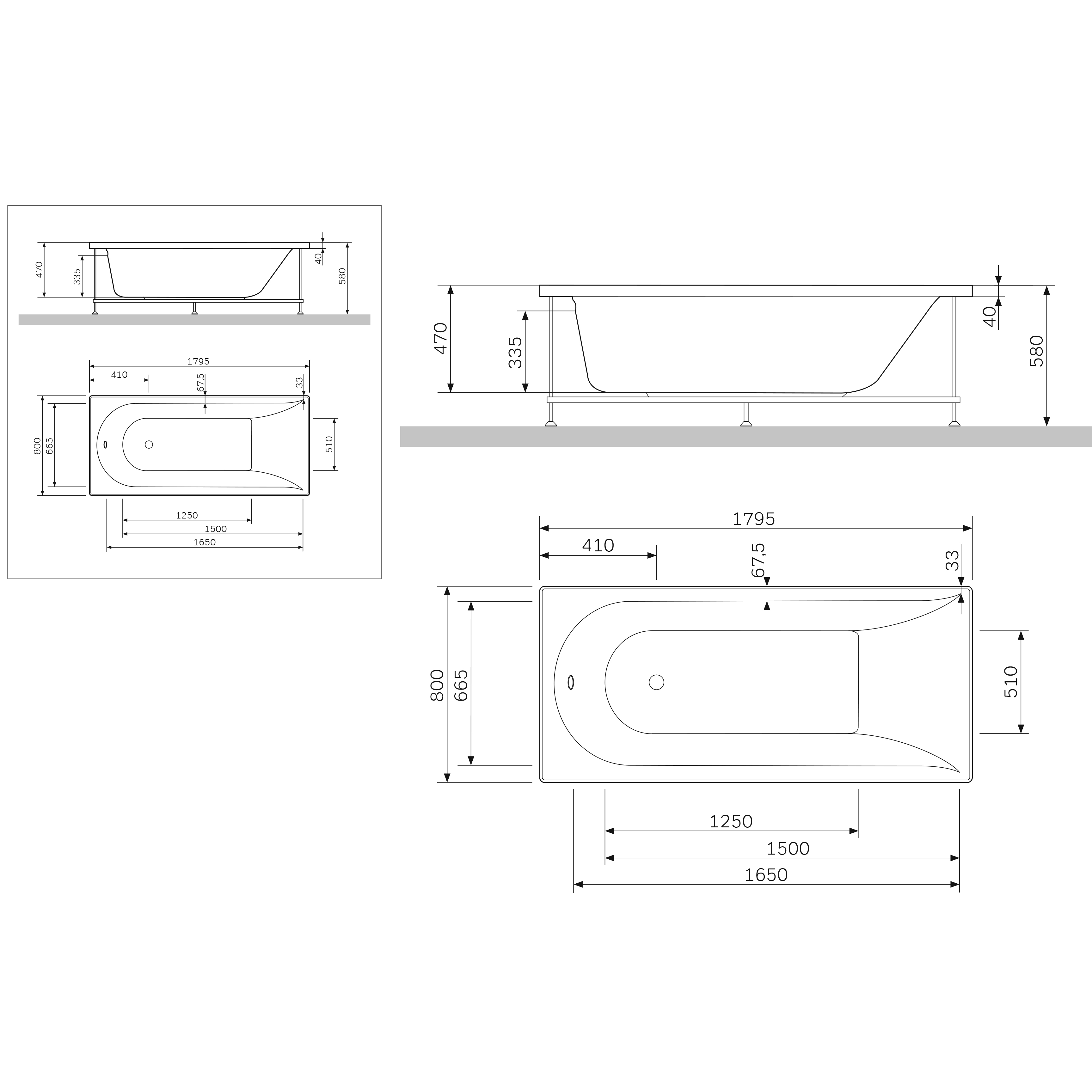 картинка N 3 к AM.PM Inspire панель фронтальная для ванны Inspire A0, 180х80 см 