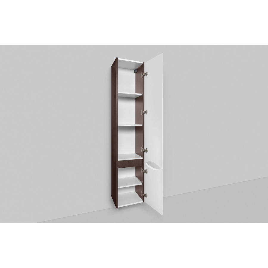 картинка N 2 к AM.PM Like, шкаф-колонна, подвесной, правый, 35 см, двери, венге, текстурированный 