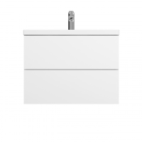 картинка N 1 к AM.PM GEM, База под раковину, подвесная, 75 см, 2 ящика push-to-open, цвет: белый, глянец 