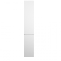 картинка N 1 к AM.PM GEM, шкаф-колонна, подвесной, левый, 30 см, двери, push-to-open, цвет: белый, глянец 