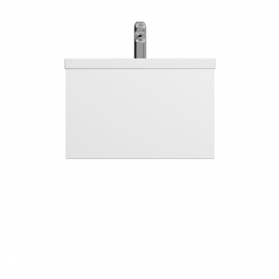 AM.PM GEM, База под раковину, подвесная, 60 см, 1 ящик push-to-open, цвет: белый, глянец 