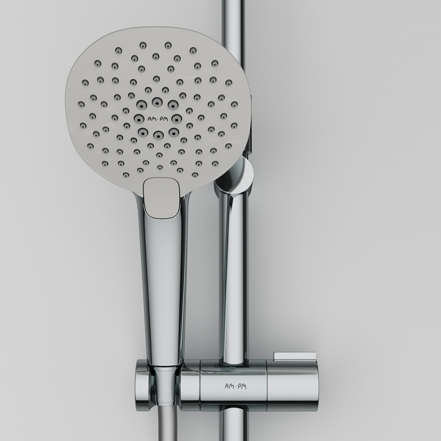 картинка N 2 к AM.PM Spirit V2.0 душ.система, набор: смеситель д/душа с термостатом, верхн. душ d 250 мм, ручн. 