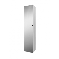 картинка N 1 к AM.PM SPIRIT 2.0, шкаф-колонна, подвесной, левый, 35 см, зеркальный фасад, цвет: белый, гля 