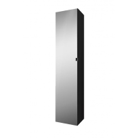 картинка N 1 к AM.PM SPIRIT 2.0, шкаф-колонна, подвесной, левый, 35 см, зеркальный фасад, цвет: графит, ма 