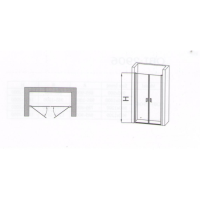 картинка N 2 к Распашные душевые двери RGW LE-05 900x1950 линия мороза