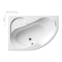картинка N 1 к Акриловая ванна Ravak Rosa  150x105 L