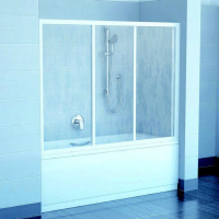 Ravak AVDP3-150 Шторка для ванны 150 см проф бел Rain