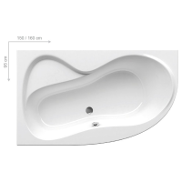картинка N 1 к Акриловая ванна Ravak Rosa 95  150x95 R