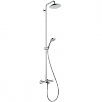 Hansgrohe Croma 220 Showerpipe для ванны, поворотный держатель