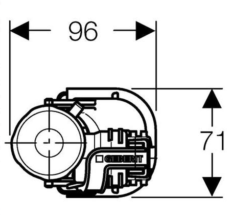 картинка N 3 к Impuls360 Запасной впускной клапан3/8, нижний подвод, для наружного бачка