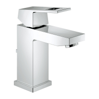 картинка N 1 к Grohe Eurocube Смеситель для раковины, сливной гарнитур