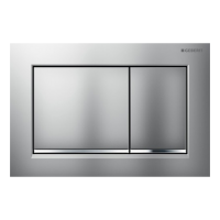 картинка N 1 к Клавиша смыва Geberit Omega 30 115.080.KN.1 хром мат, глянц, хром мат