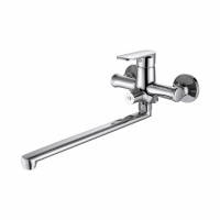 Смеситель для ванны Bravat Opal F6125183CP-02L-RUS с длинным и