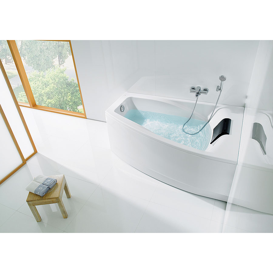 картинка N 2 к Акриловая ванна Roca Hall  ассиметричная правая /150х100/(белый)