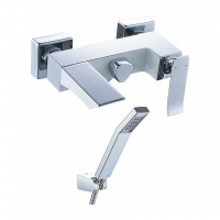 Смеситель для ванны Lemark Contest LM5814CW с коротким изливом