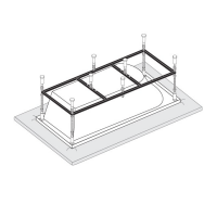 Vagnerplast Каркас к прямоугольным ваннам 150x70 + ножки S4