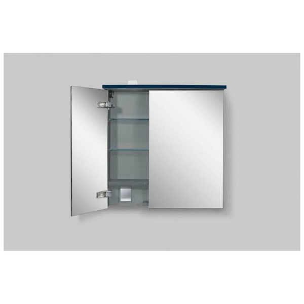 картинка N 3 к Spirit 2.0 Зеркальный шкаф 60 см с LED- подсветкой правый, глубокий синий