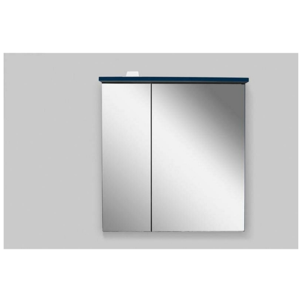 картинка N 8 к Spirit 2.0 Зеркальный шкаф 60 см с LED- подсветкой правый, глубокий синий