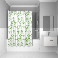 Штора для ванной комнаты полистер 200*200, bamboo leaf