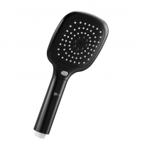 Лейка душевая LeMark LM1013Black квадратная 3-функц., 110*253 