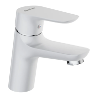 Origin Bit Смеситель для умывальника, белый Origin Bit Смеситель для умывальника, белый