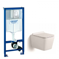 СЕТ Grohe Cube Инсталляция Rapid SL 3 в 1 с панелью Skate Cosm СЕТ Grohe Cube Инсталляция Rapid SL 3 в 1 с панелью Skate Cosm