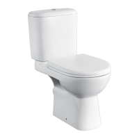 Унитаз-компакт Roca Access 34P23800Y горизонтальный выпуск с с