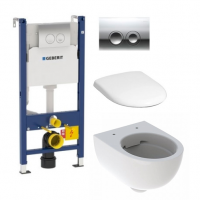 Комплект Geberit Renova Compact СЕТ Duofix 3 в 1 с унитазом re Комплект Geberit Renova Compact СЕТ Duofix 3 в 1 с унитазом re