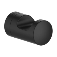 Крючок для ванной комнаты Iddis Noa NOABL10i41 одинарный, черн Крючок для ванной комнаты Iddis Noa NOABL10i41 одинарный, черн