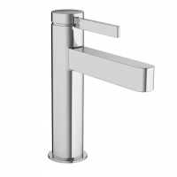 картинка N 1 к Hansgrohe Finoris Смеситель для раковины, однорычажный, 110 со сливным гарнитуром, хром