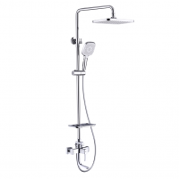 Душевая стойка Lemark Evitta LM0562C с верхней душевой лейкой Душевая стойка Lemark Evitta LM0562C с верхней душевой лейкой