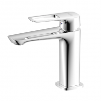 картинка N 1 к Смеситель для умывальника Rossinka одноручный (35мм) монолитный, хром