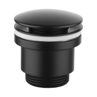 LeMark LM8500BL Донный клапан Click/Clack, черный