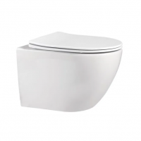 Унитаз подвесной Abber Bequem AC1100 белый, безободковый