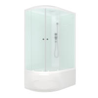 Душевая кабина Domani-Spa 128 Delight Slim high L DS01DS128LHW