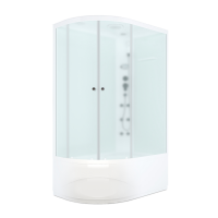 Душевая кабина Domani-Spa 128 Delight Slim high R DS01DS128RHW