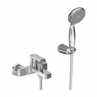 Смеситель для ванны с душем Lemark Aura LM0614CH хром, с корот Смеситель для ванны с душем Lemark Aura LM0614CH хром, с корот