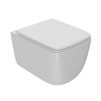 Унитаз подвесной Point Меркурий PN41831 безободковый, белый, с Унитаз подвесной Point Меркурий PN41831 безободковый, белый, с