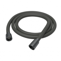 картинка N 1 к Шланг для душа Iddis Optima Home графитовый матовый, силиконовый, 1,5м