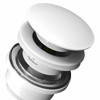 Донный клапан Elghansa SoftLine WBT-227-White 1 1/4" для раков