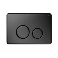 Кнопка смыва IDDIS Unisteel UNS01MBi77 нержавеющая сталь, черн
