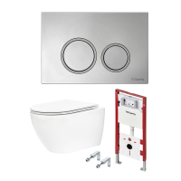 Комплект TeceSpring R K955101WCR застенный модуль+панель смыва Комплект TeceSpring R K955101WCR застенный модуль+панель смыва