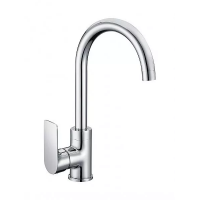 картинка N 2 к Смеситель для кухни Avrora Moon с высоким поворотным изливом, хром