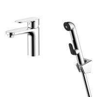 Смеситель для раковины AQUATEK Ника AQ1812CR с гигиеническим д